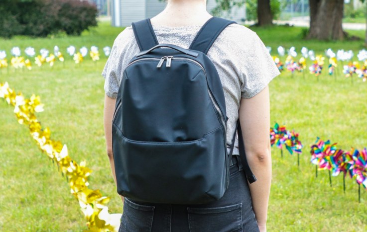 7. Away Small Everywhere Zip Backpack